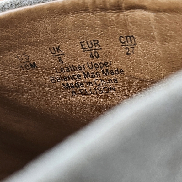 Anthropologie/Franco Sarto Ellison Taupe Suede Open Toe Block Heels Size 10M - Picture 10 of 13